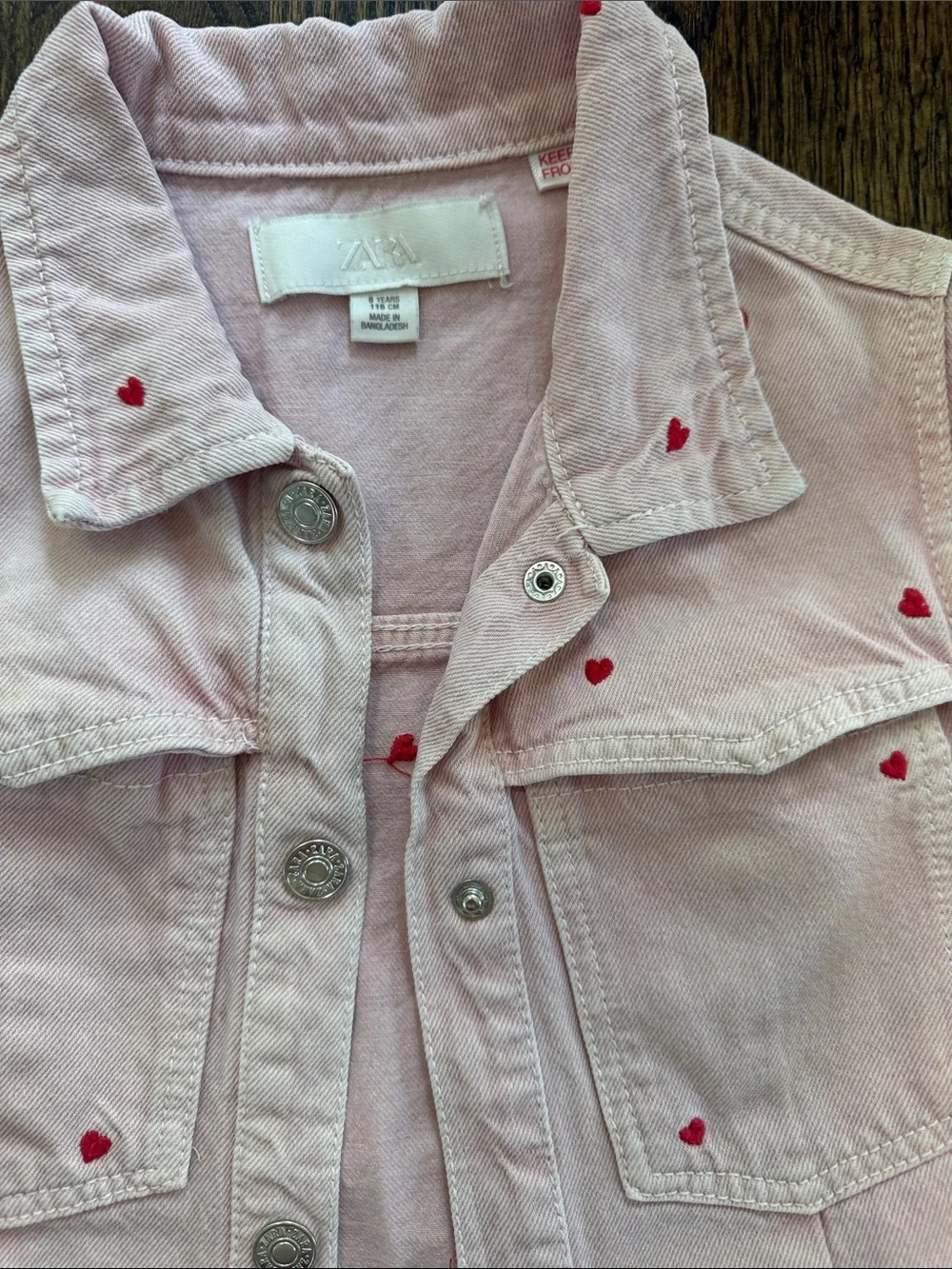 Zara Pink Rainbow Sequin Tulle Dress with Light Pink Shirt